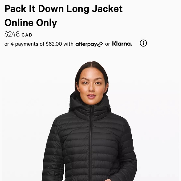 Lululemon pack it Down navy blue jacket. - Picture 4 of 4